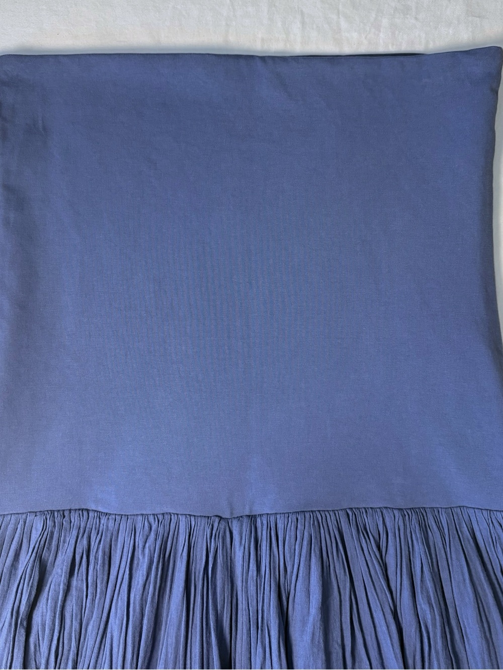 Aerie At The Barre Convertible Maxi Skirt Strapless Dress Blue M - Picture 3 of 7